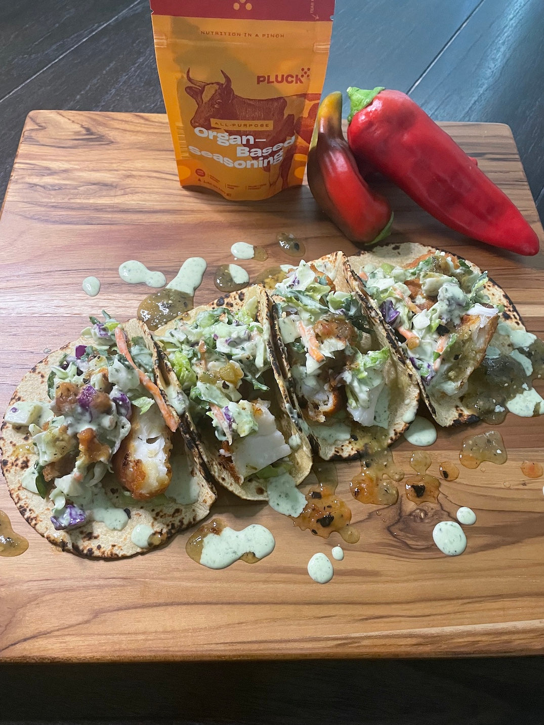 Beer Battered Cod Tacos with Cilantro Slaw