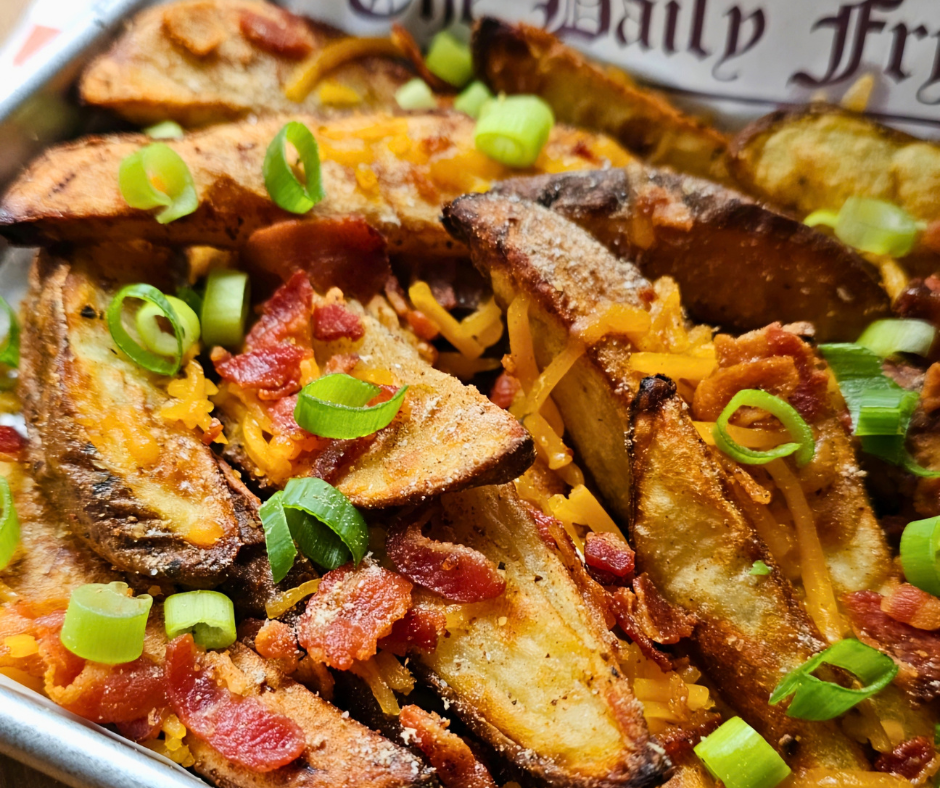 Crispy Loaded Potato Wedges
