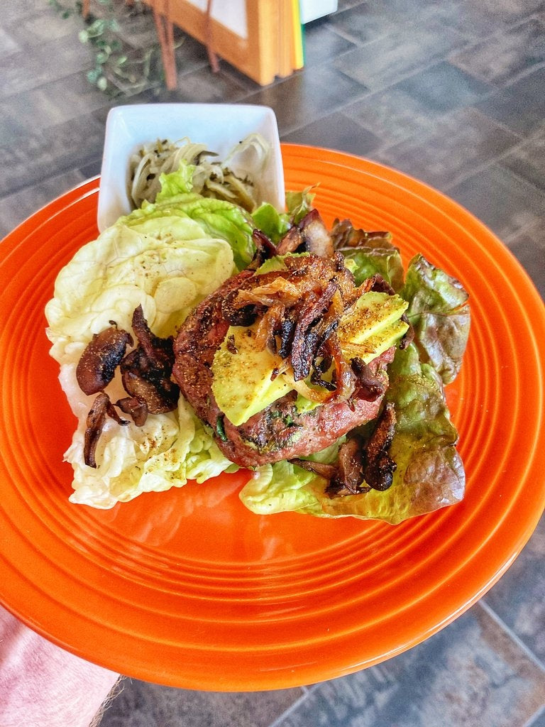 Grass-Fed Beef Lettuce Wrap Burgers
