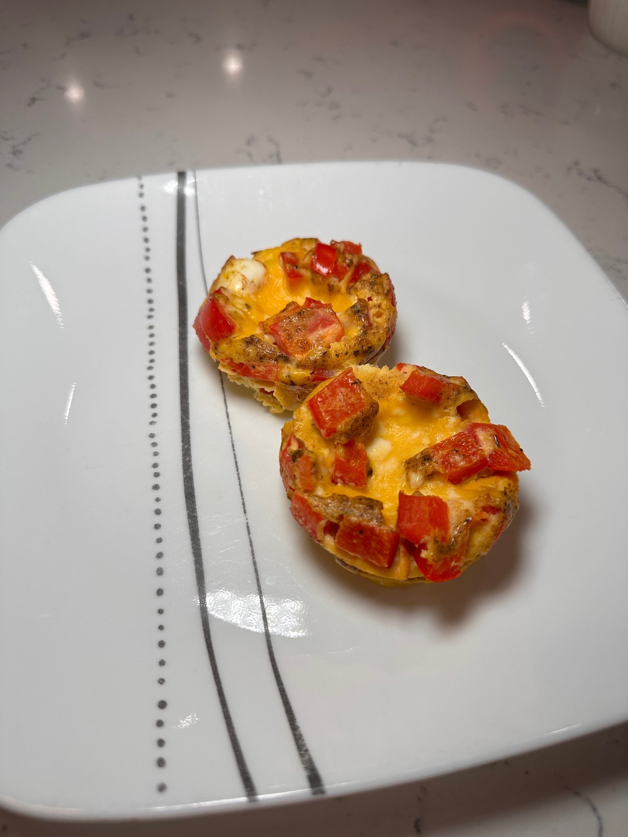 High-Protein Egg Bites with Bell Pepper & Pluck Seasoning
