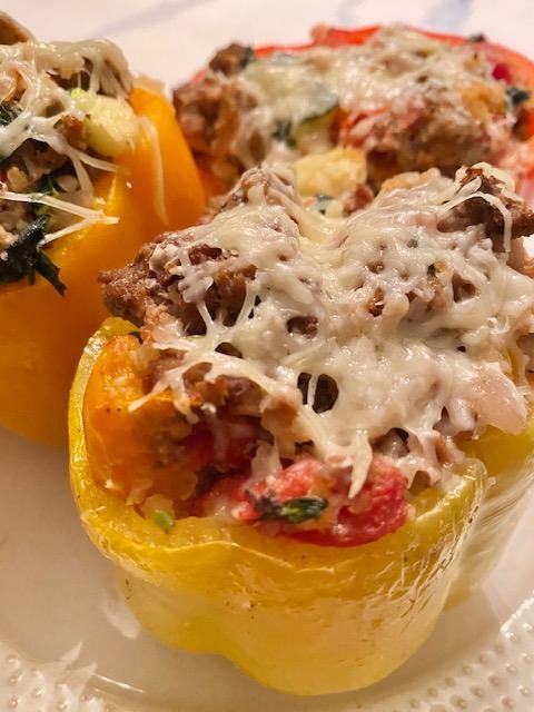 stuffed bell peppers with ground beef