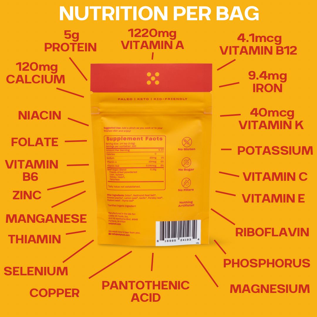 Pluck Seasoning Sample Pack with 4 flavour sachets