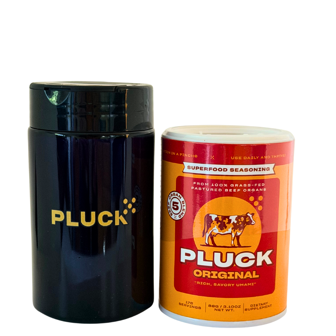 Pluck Miron Violet Glass Shaker Jar