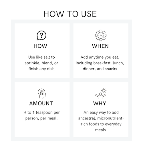 Pluck animal-based seasoning