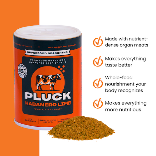 Pluck animal-based seasoning