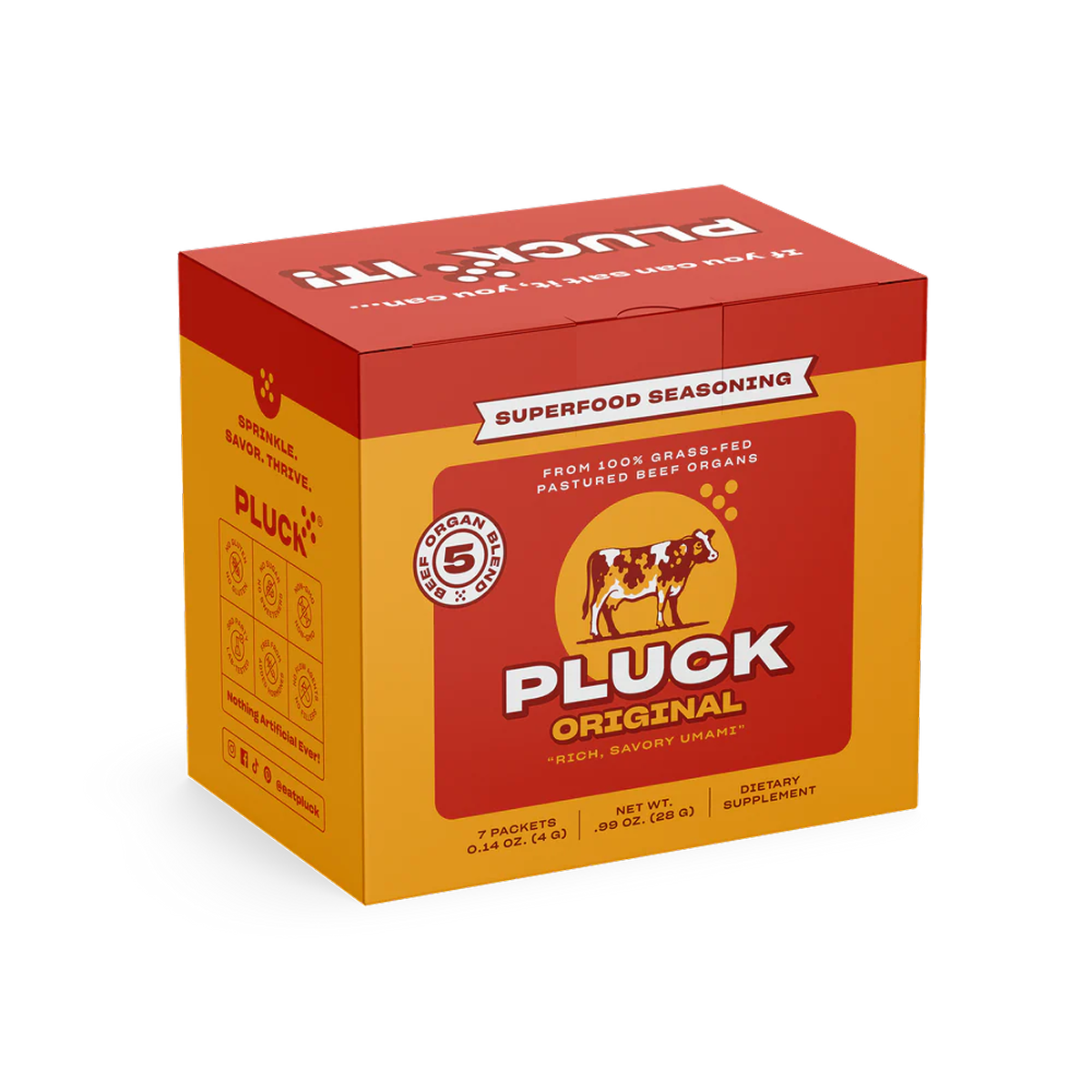 Pluck animal-based seasoning