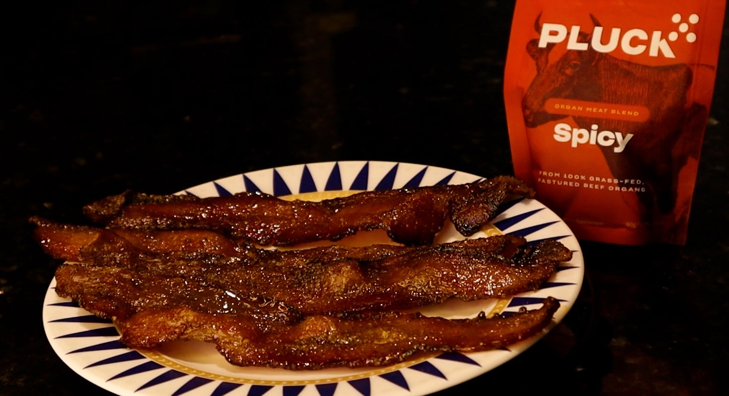 Spicy Honey Bourbon Candied Bacon 