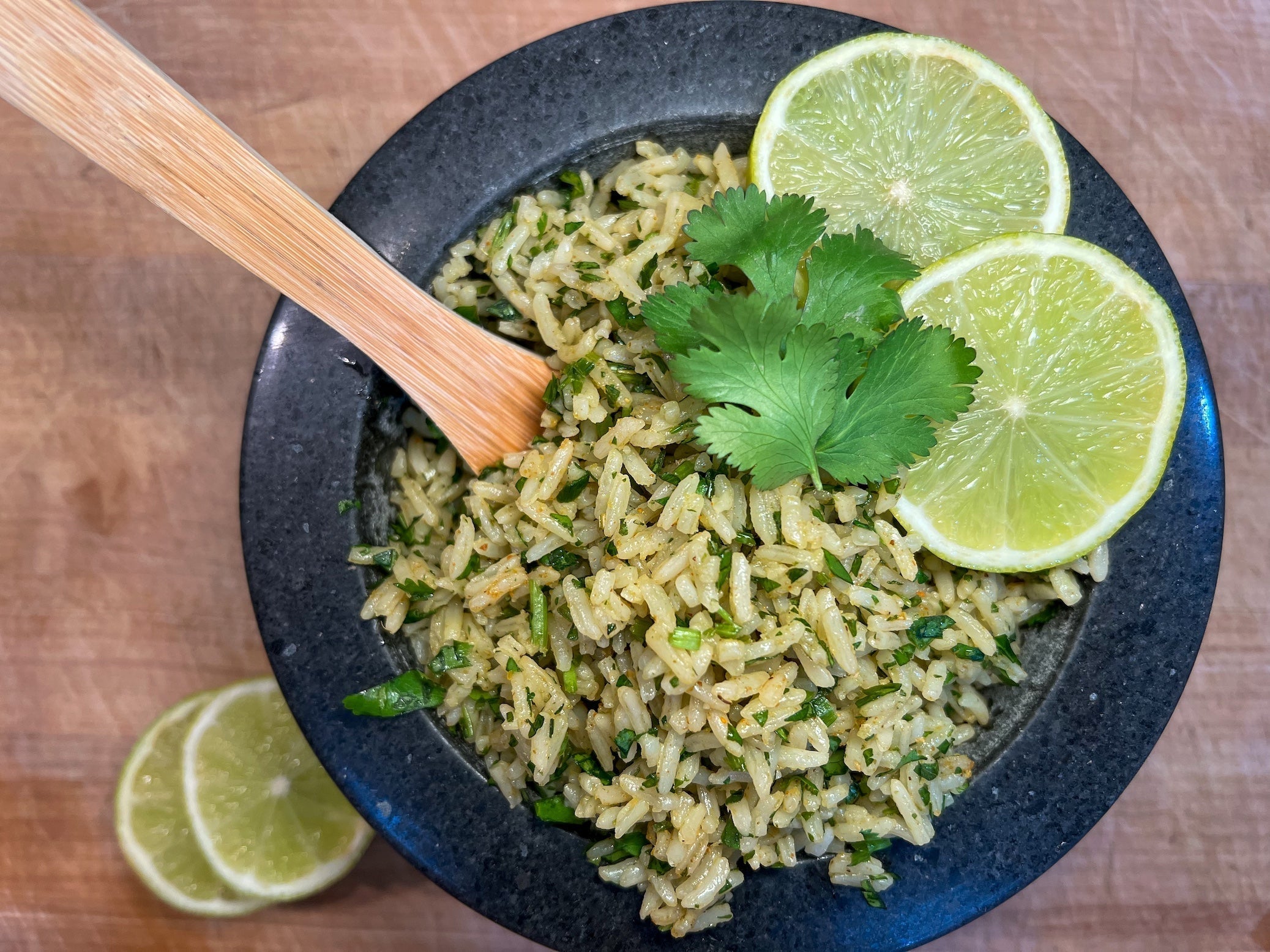 Cilantro Lime Rice with Bone Broth