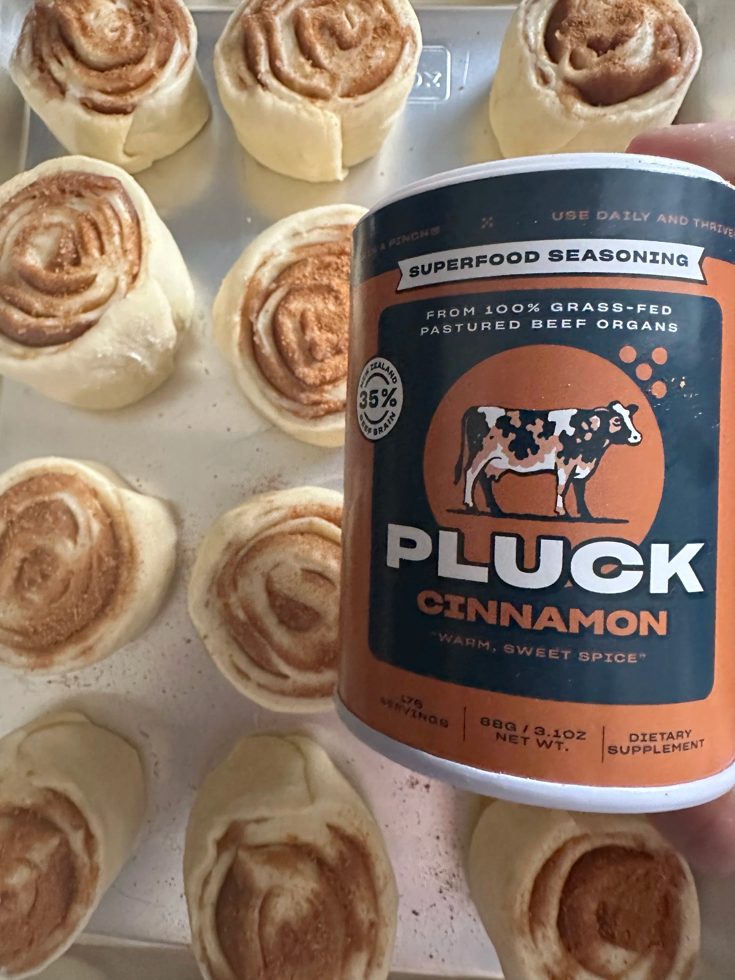 Cinnamon Brains Sourdough Buns