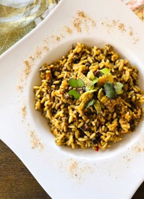 dirty rice with calf liver