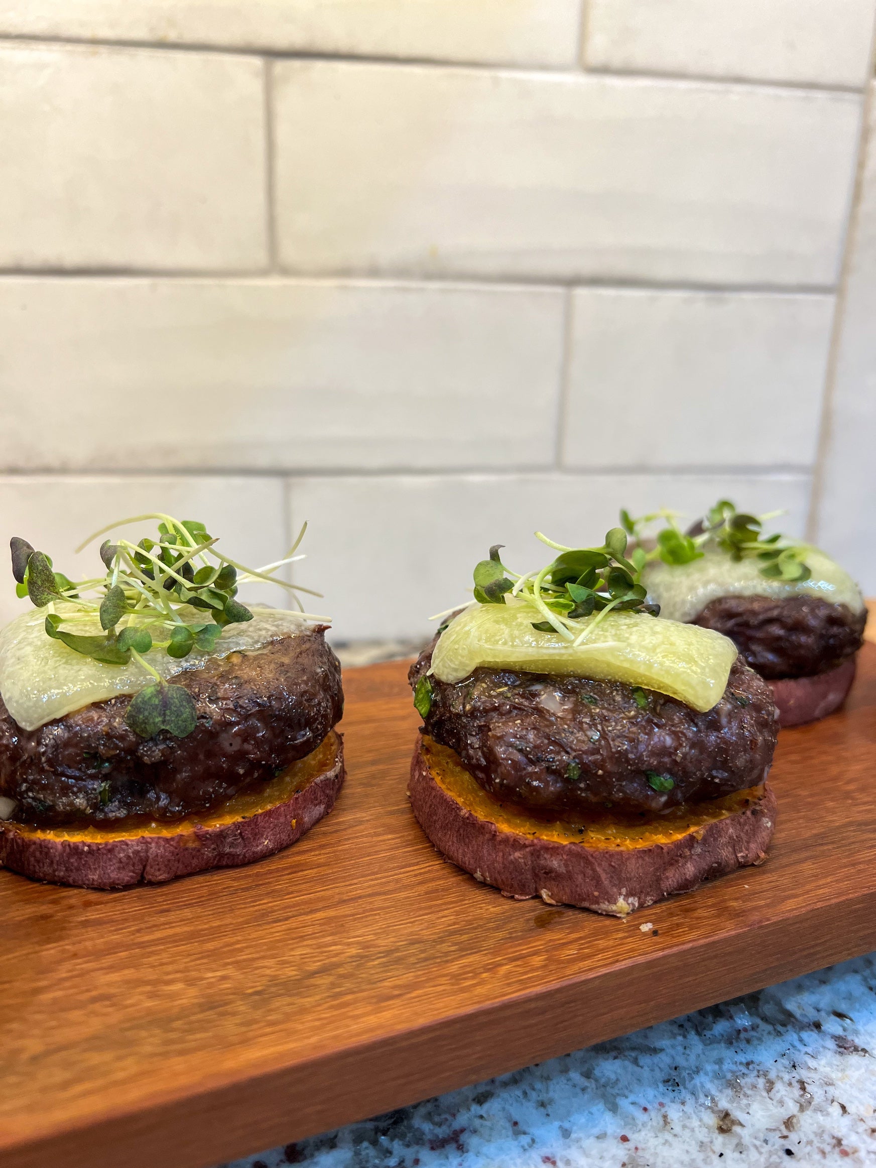 Garlic Herb Venison Sliders