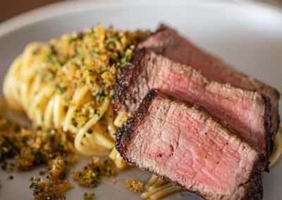 pasta with crispy breadcrumbs