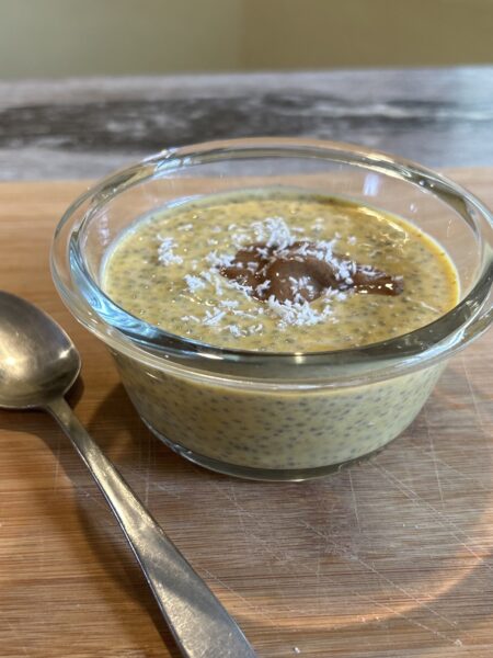 Pumpkin pie chia pudding