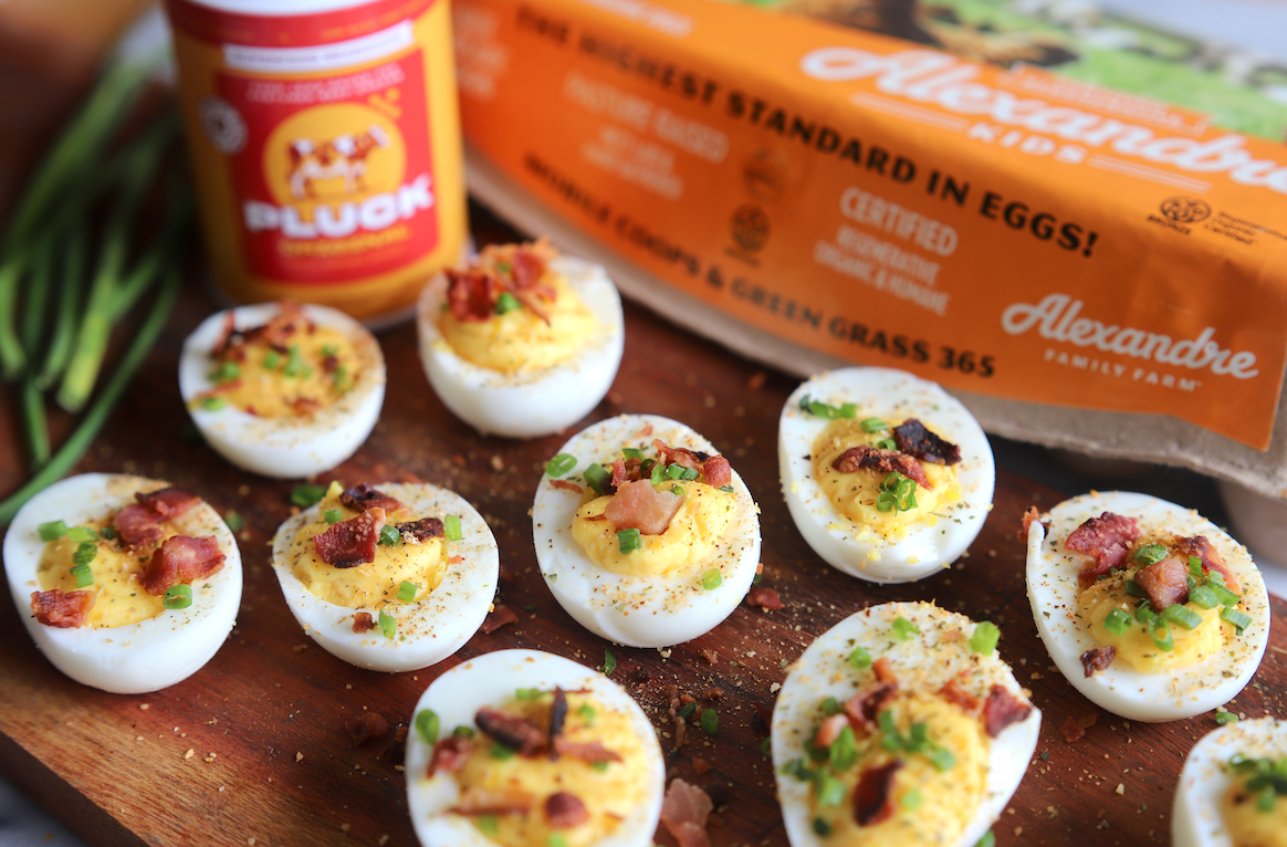 bacon deviled eggs