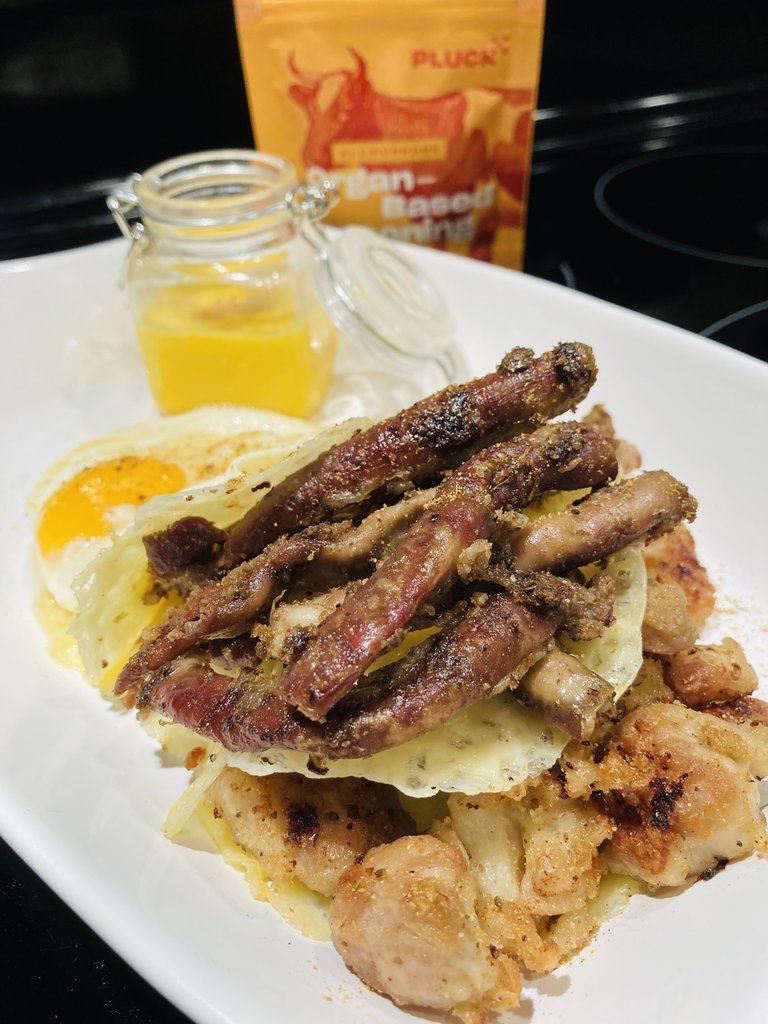 Tripe and sweetbread tacos