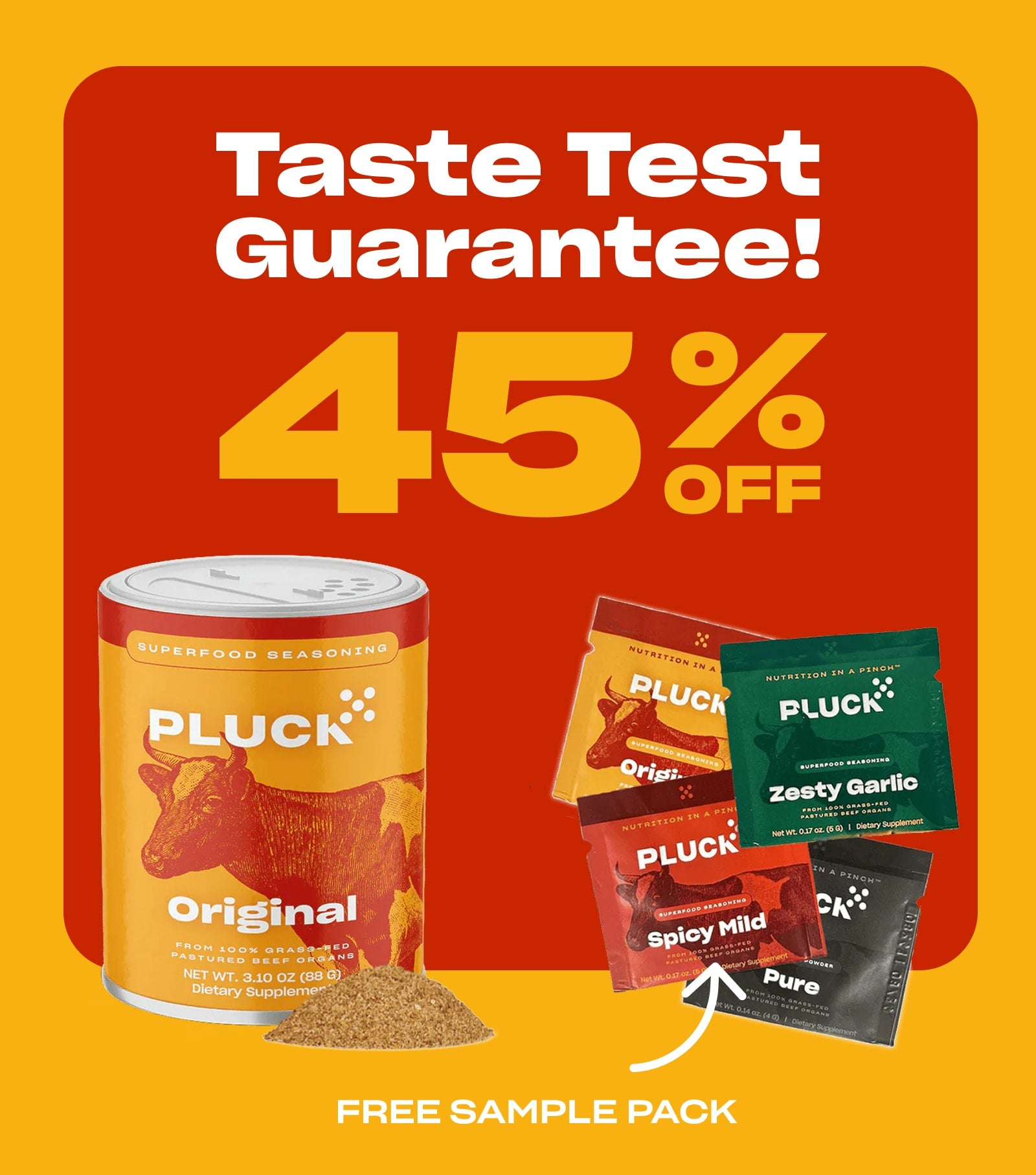 Pluck seasoning bundle sampler pack to taste all flavors risk free