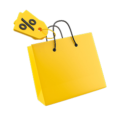 shoping bag with discount